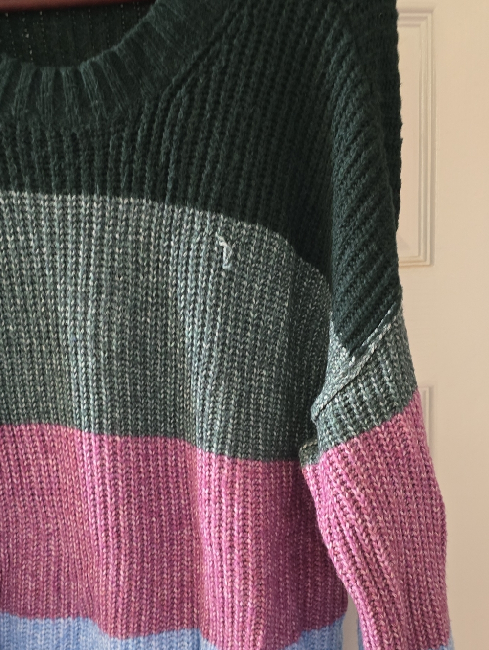 American Eagle Striped Crewneck Sweater- Size SM - Picture 2 of 5